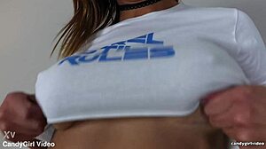 Ariel Andrews teases in panties and lingerie close-up, still ruling softcore