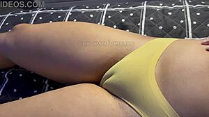 wanna see my curvy latina flash her juicy pussy?