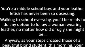 teen student blows cougar in public leather fantasy