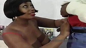 Vixen Ebony Milf Deepthroats Monster BBC