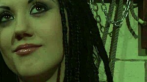 A bound sub endures domination torment from vibrating toys and rough play.