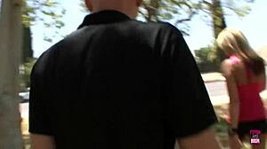 blonde hottie fucked missionary by boyfriend tight pussy