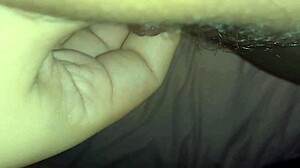 Chubby latina teases her juicy wet big pussy in homemade closeup