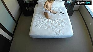 Nanny's Wet Cunt Pays Hotel Bill with Hard Pounding