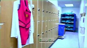 Creamy Pussy Teen Hardcore Desk Pounding