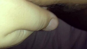 Chubby latina teases her juicy wet big pussy in homemade closeup