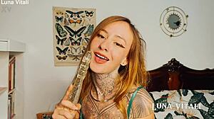 POV Luna Vitali Looks Pretty in New Dress Before Tits Play