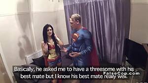 Fake Cop Crashes Steamy Indoor Couple Bang Session