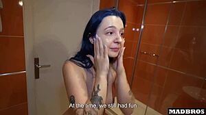 Khalamita sneaks home fuck cheating on boyfriend while he cooks