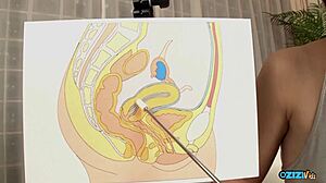 that silver bikini? got her squirting hard then cumming wild on his dick