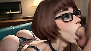 velma champs deepthroat swallows full load
