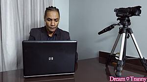 gorgeous blonde shemale bella salvatore bareback anal creampie bliss