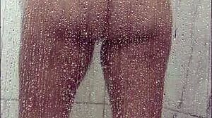 i showered and masturbated my huge latina ass play