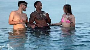 after pool bbc and colombian stud dp my tight teen pussy and ass hard