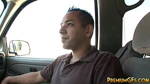 Cheerleader Babe Pussy Rammed Hard in Gangbang Facial Bukkake Frenzy