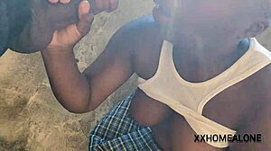 hey nimi, caught stroking your big ebony ass outdoors??