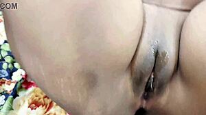 Pakistani College Girlfriend's Big Bubble Butt Banged in Bedroom