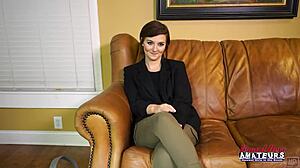 innocent kylie fingers shaved pussy craving deep cock stuffing