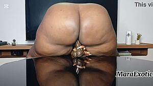 Bbw Hotmilf Mara Exotic Rides Big Black Monster Dildo Full Vid