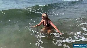 Gorgeous Blonde Lolipop Gets Hard Fucked by BF Mark Pirson in Passionate Missionary Cowgirl.