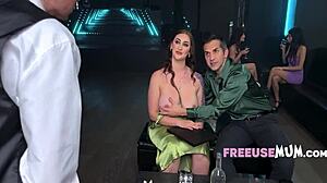 Avalon Mira's date night turns into freeuse mmf pounding