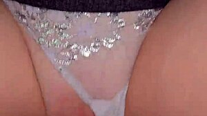 he rips her clothes and pumps a massive creampie into wife's dripping pussy