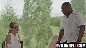 Perv Office Petite Tiffany Tatum Takes Aaron Rock's BBC Anal