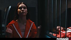 matty mila turns futa shemale prison demon fuck