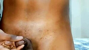 Naked walking turns into public flashing on beach and street with small cock