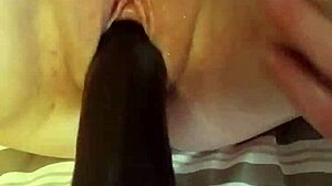 Scottish milf screams on bbc dildo machine first time orgasm rush