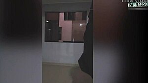 Chubby Latina newbie flashes her huge tits for a job then we hit the hotel for raw sex
