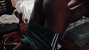 Village Ebony Screams in Rough Doggystyle Pounding Full Video