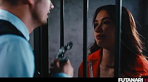 matty mila turns futa shemale prison demon fuck