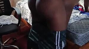 Village Ebony Screams in Rough Doggystyle Pounding Full Video