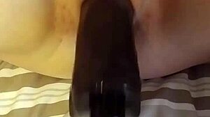 Scottish milf screams on bbc dildo machine first time orgasm rush