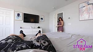 busty stepmom syren de mer rides me teaching real pounding sex