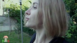 Passionate Yoga Caught Turns Into Stepsis Garden Fuck And Fist