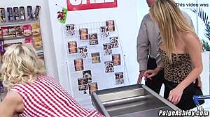 Paige Ashley Fucks Cindy Behr Threesome At Work