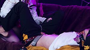 Hot Kafka Pounds Trailblazer's Ass With Strapon Cosplay Lesson!