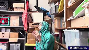 arab teen shoplifter gets fucked hard by officer