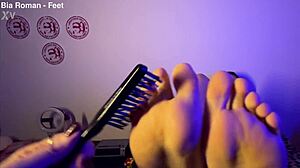 ravena bound and tickled in heels by femdom feet mistress