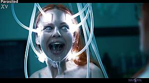 redhead lesbian babes go wild in hardcore 69 squirting and face sitting domination