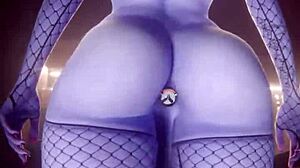 Fat Ass Trans Widowmaker Fucks Bald Pussy in Emma Compilation!