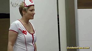 These dirty lederhosen nurses need your cock for hospital gangbang dp