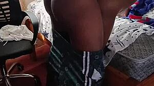 Village Ebony Screams in Rough Doggystyle Pounding Full Video