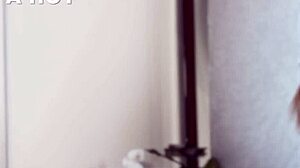 Sexy Teen Brunette Masseuse's Wet Naked Body Slides On Client In Nuru Massage