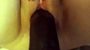 Scottish milf screams on bbc dildo machine first time orgasm rush