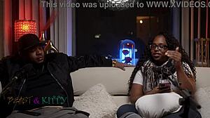 podcast spirals into ebony cowgirl riding monster cock frenzy