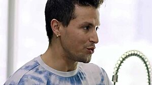 petite asian stretched wide in missionary then ass cum-covered on sofa