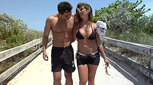 i got fucked so hard by hot milf felony right on south beach